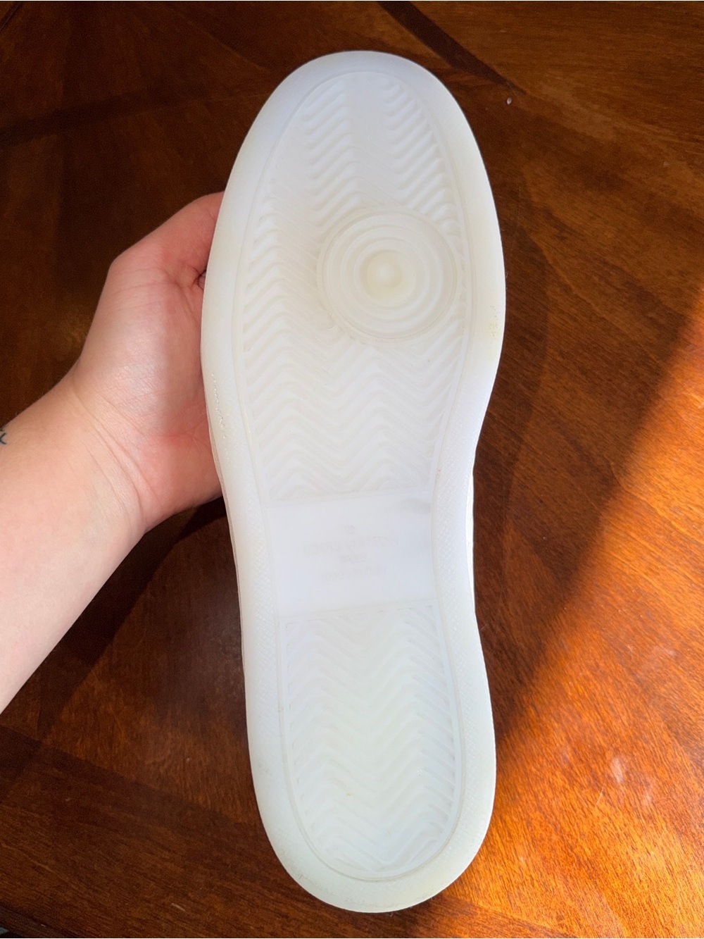 Louis Vuitton Rivoli All-White Sneakers - Embossed Monogram Low-Top - Picture 3 of 7